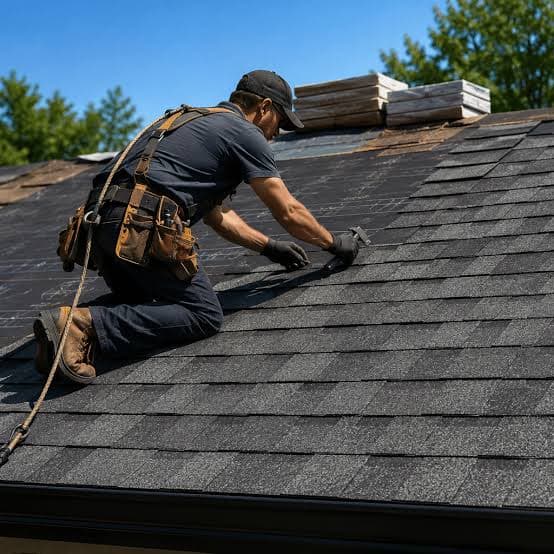 Couvreur de Toiture AM en intervention sur une toiture résidentielle à Laval