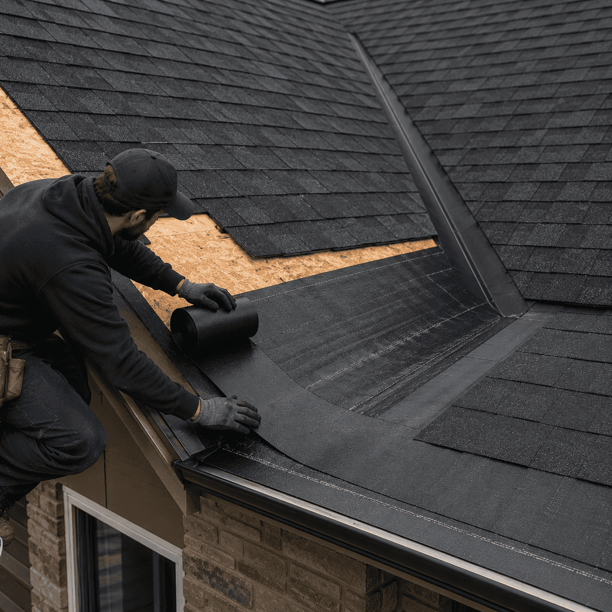 Couvreur de Toiture AM sur un chantier résidentiel à Montréal